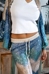 Blue Ocean Sequin Jacket