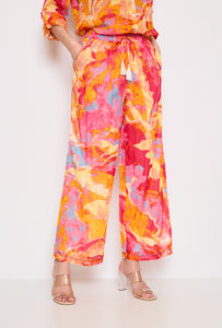 Pink and Orange  Cotton Pants