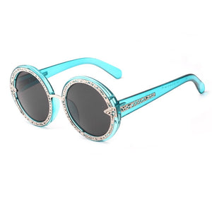 Round Frame Filagree Sunglasses
