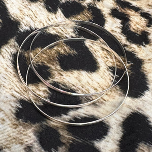 Sterling Silver 3mm Russian Bangle