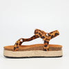 Leopard Pisces Sandals