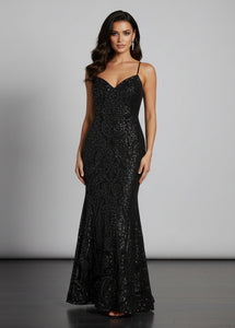 Black Long Maxi Sequin DC Dress – Saint Lori Boutique