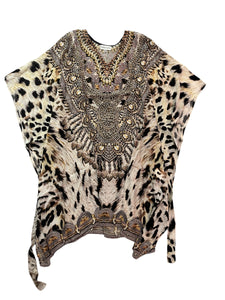 Leopard Kaftan Dress