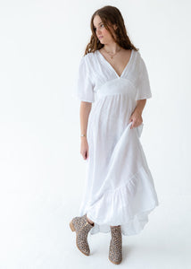 White Empire Waist Maxi Dress Saint Lori Boutique White Empire Waist Maxi Dress Saint Lori Boutique