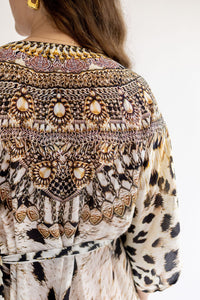 Leopard Kaftan Dress