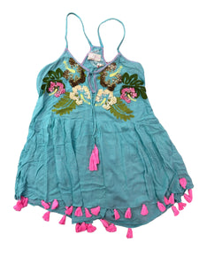 Turquoise Tahiti Mini Dress