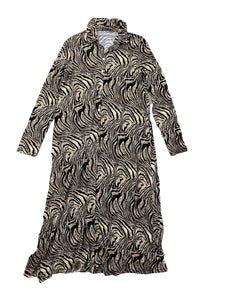 Animal Viscose Spandex Maxi Dress