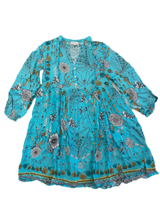 Turquoise Shell Ocean Dress